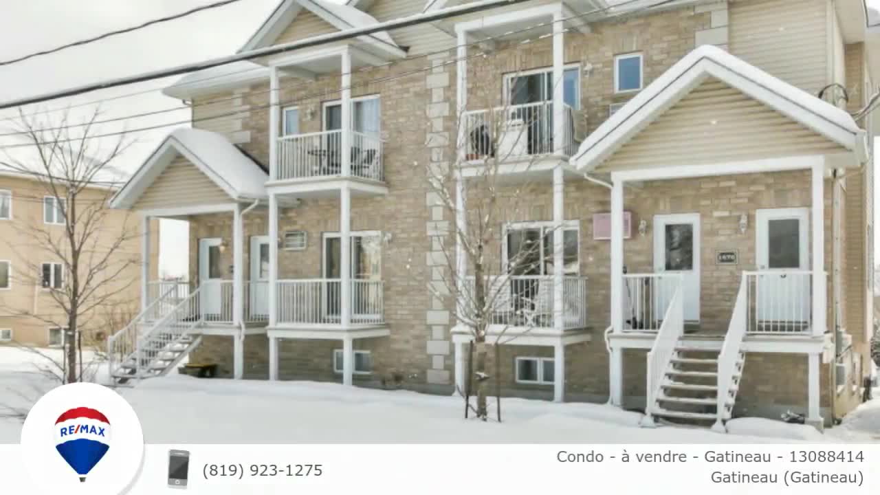 Condo à vendre Gatineau 13088414