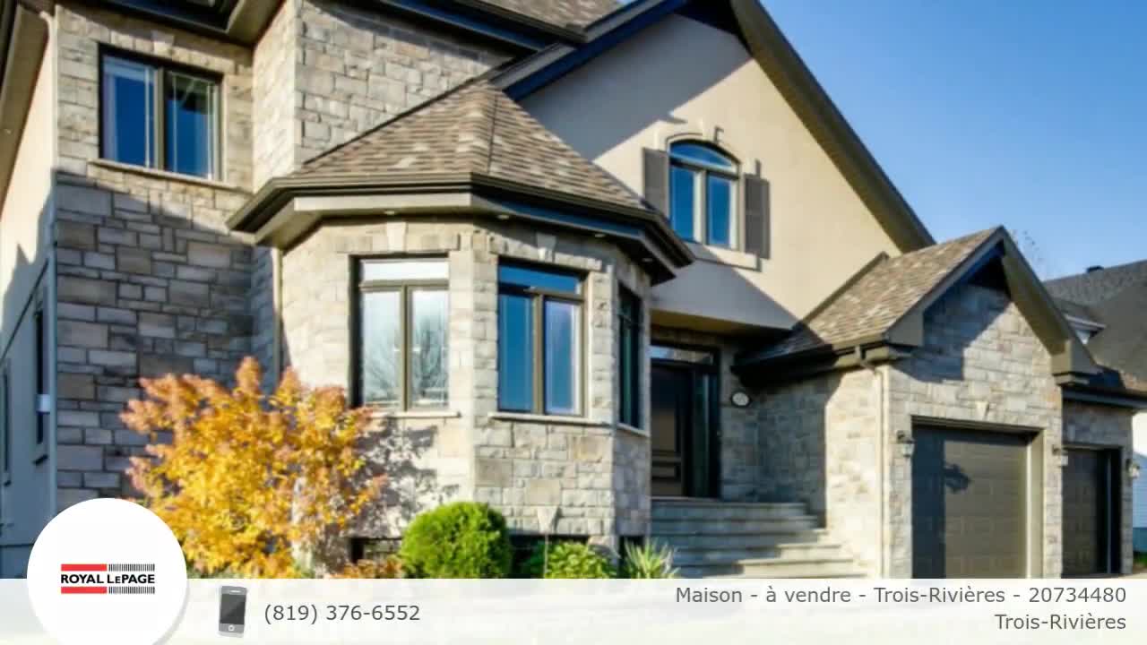 Maison à vendre TroisRivières 20734480