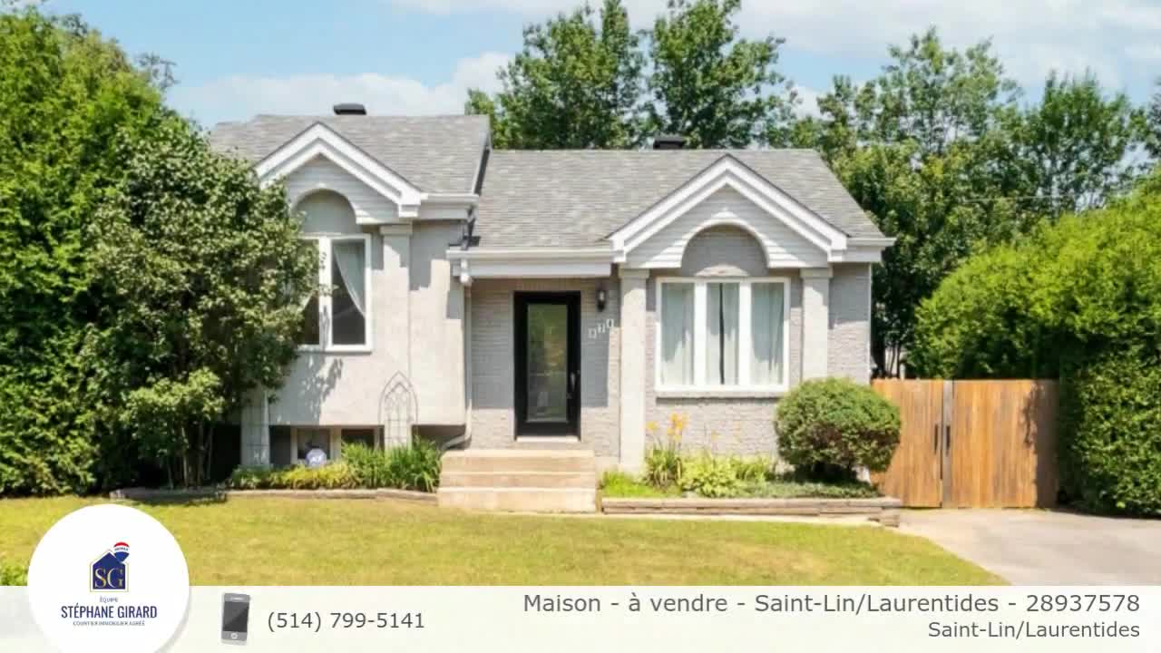 Maison à vendre SaintLin/Laurentides 28937578