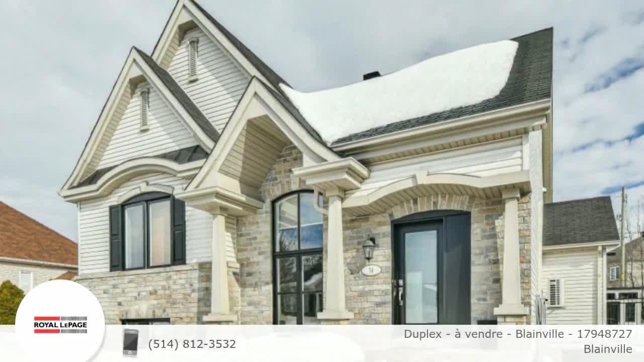 Duplex à vendre Blainville 17948727