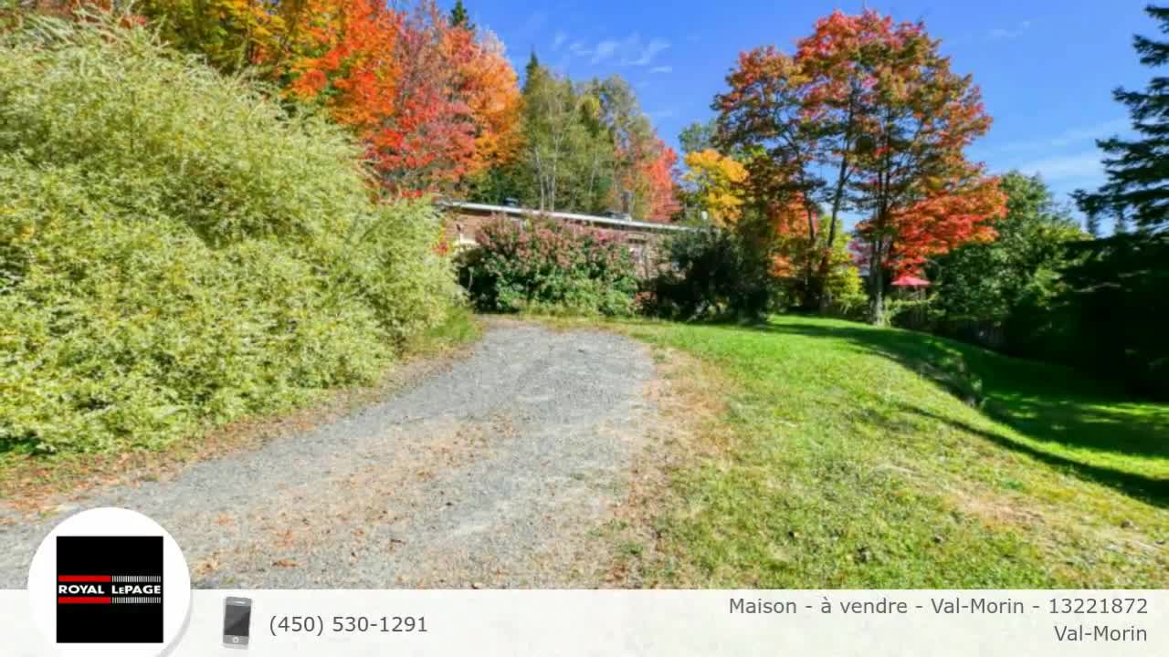 Maison à vendre ValMorin 13221872